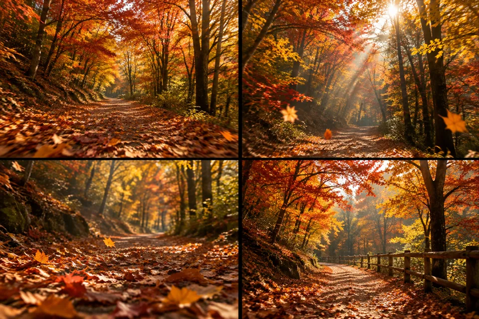 Autumn Forest Path的分镜预览
