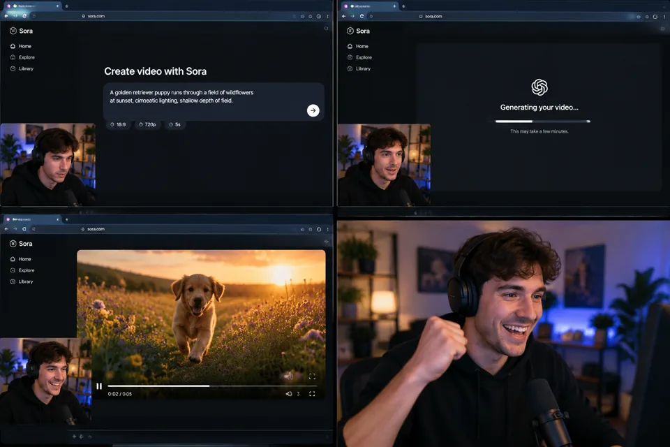 Live Stream Overlay Simulation的分镜预览