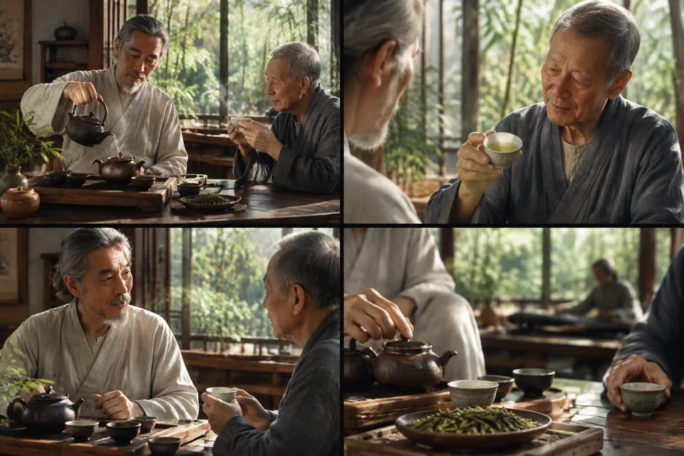 Wan 中文场景：茶室对话的分镜预览
